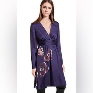 ALTUZARRA for Target Sz 16 Dress Orchid Criss Cross Bodice Gathered Skirt NEW